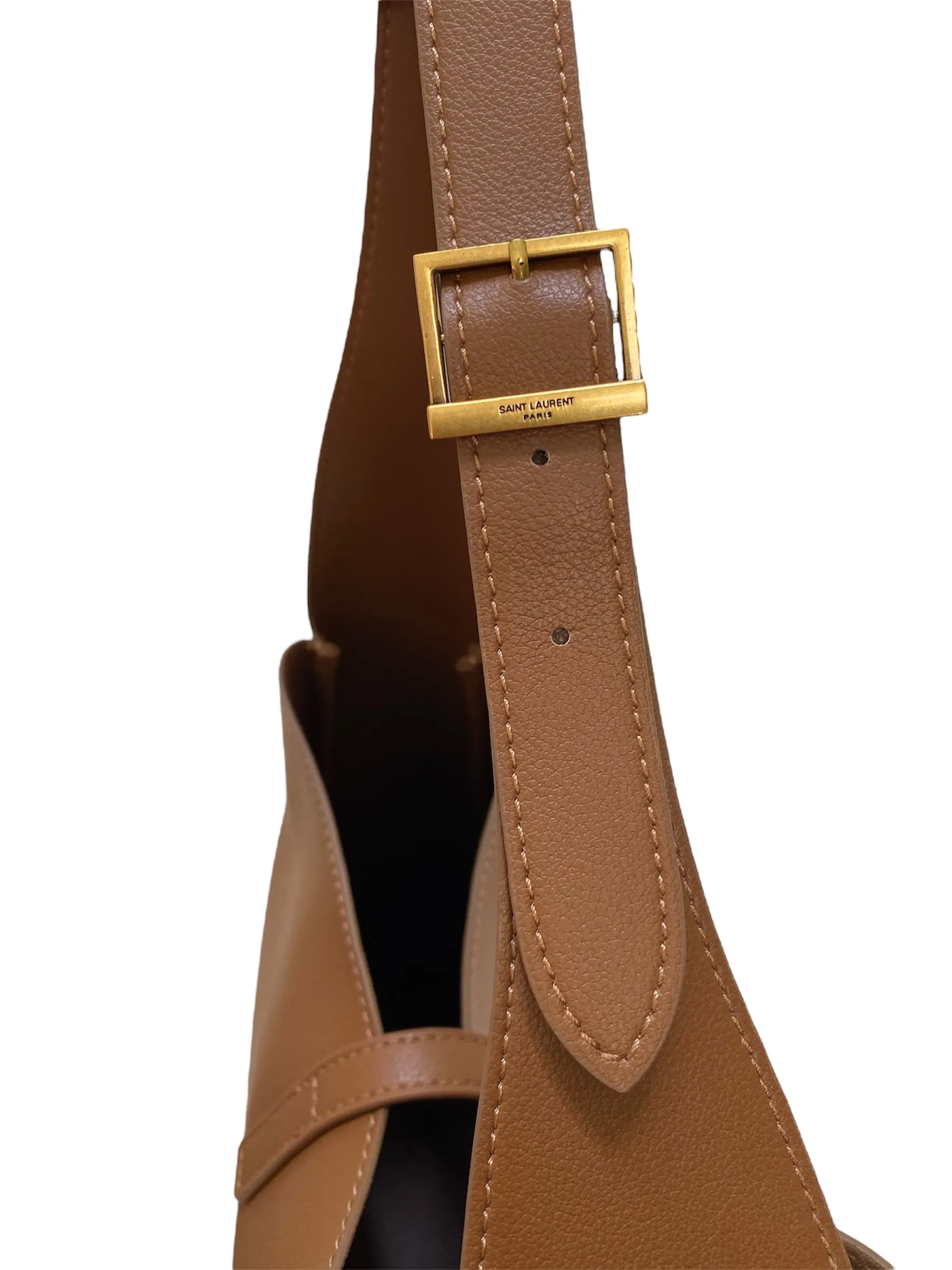 Bolso flexible large de piel granulada - Image 5