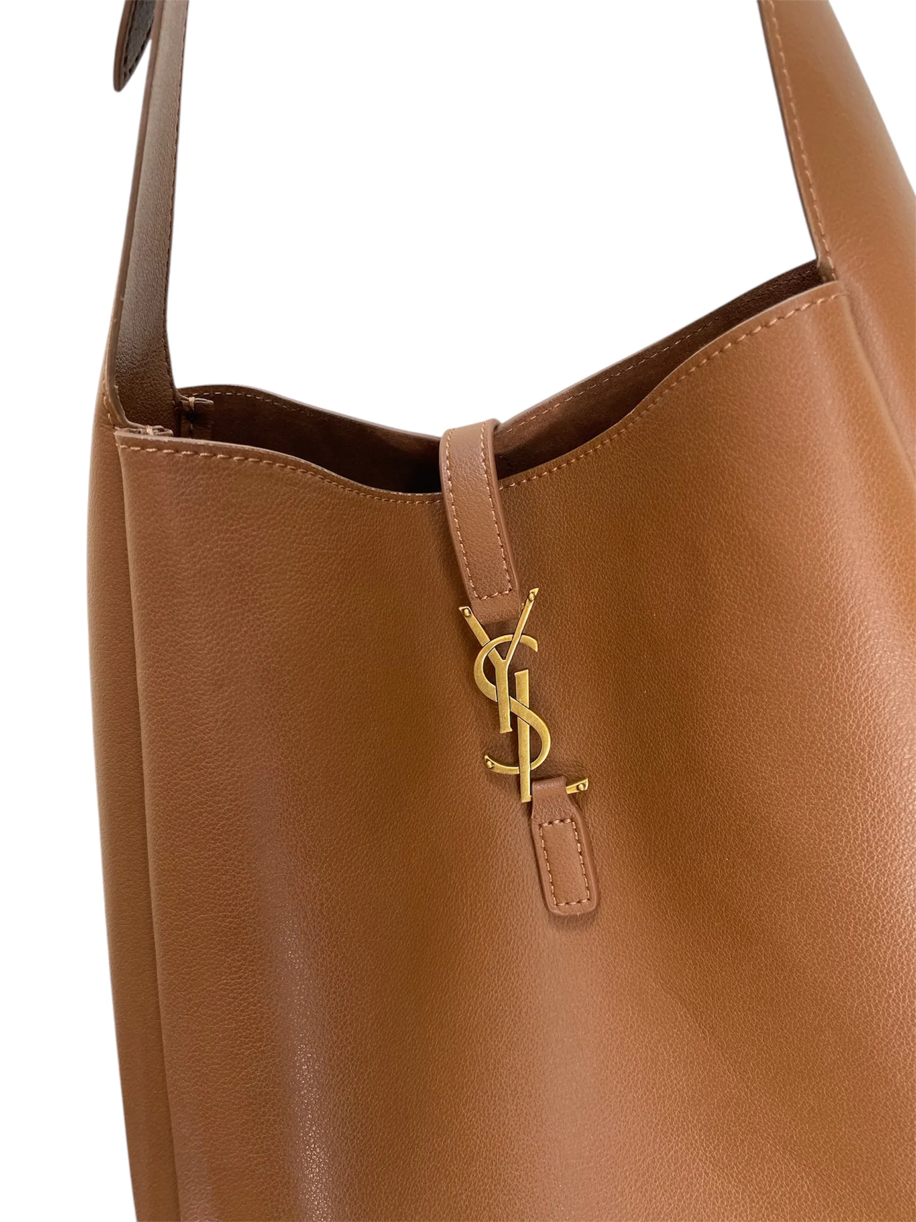 Bolso flexible large de piel granulada - Image 2