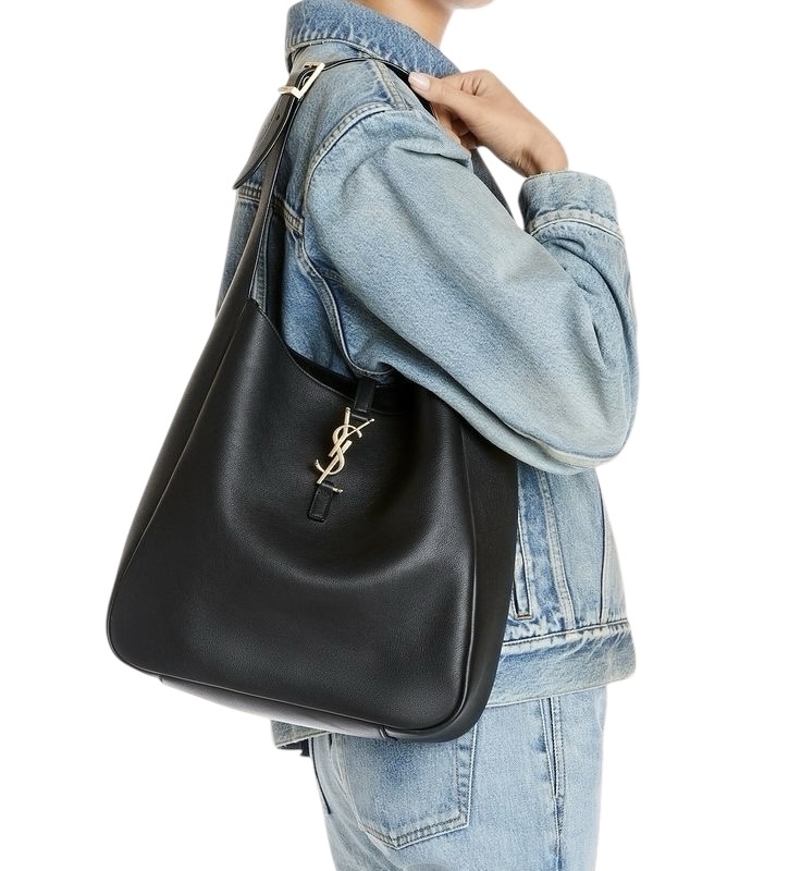 Bolso flexible large de piel granulada - Image 10