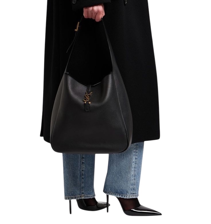 Bolso flexible large de piel granulada - Image 9