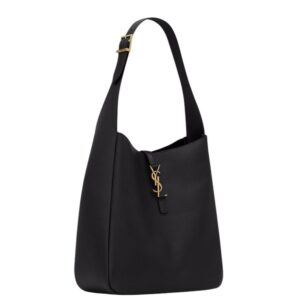 Bolso flexible large de piel granulada