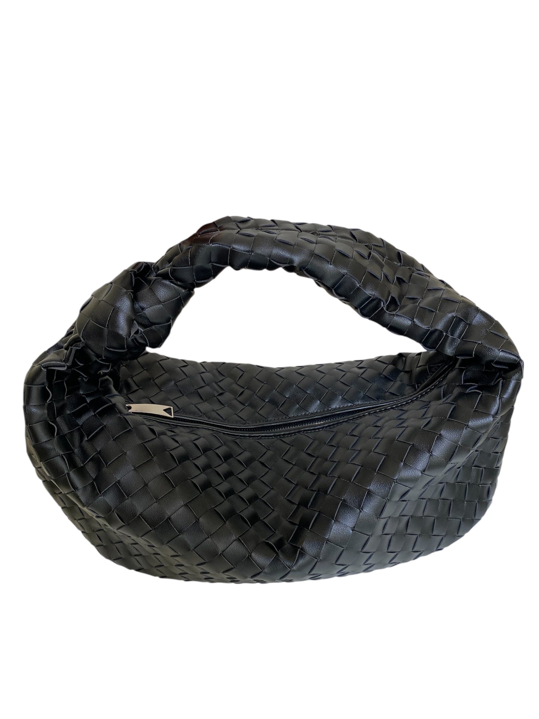 Bolso entrelazado negro