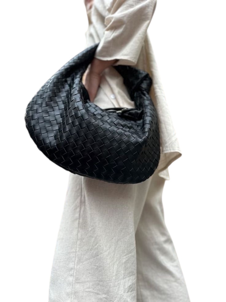 Bolso entrelazado negro - Image 5