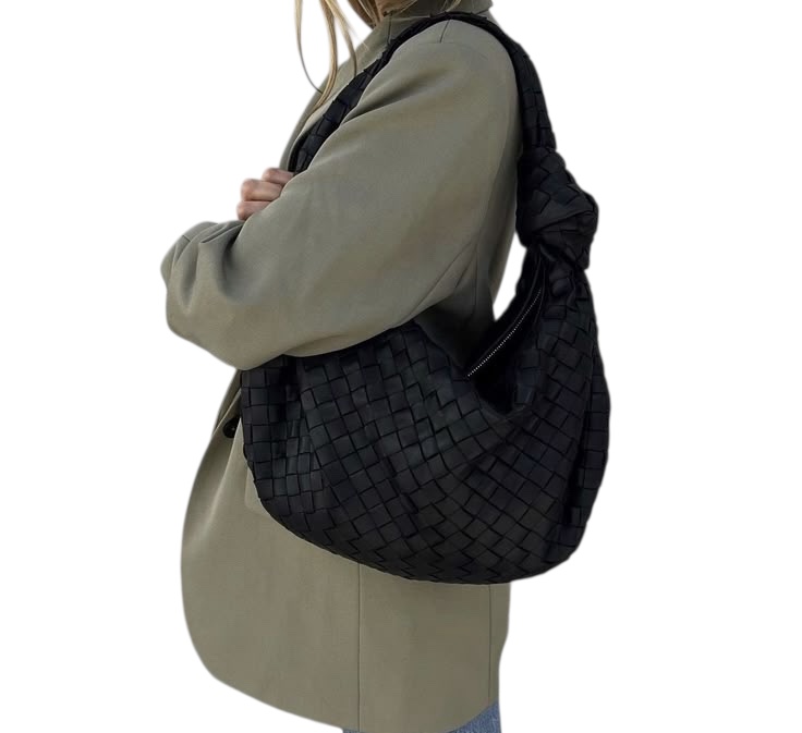 Bolso entrelazado negro - Image 6