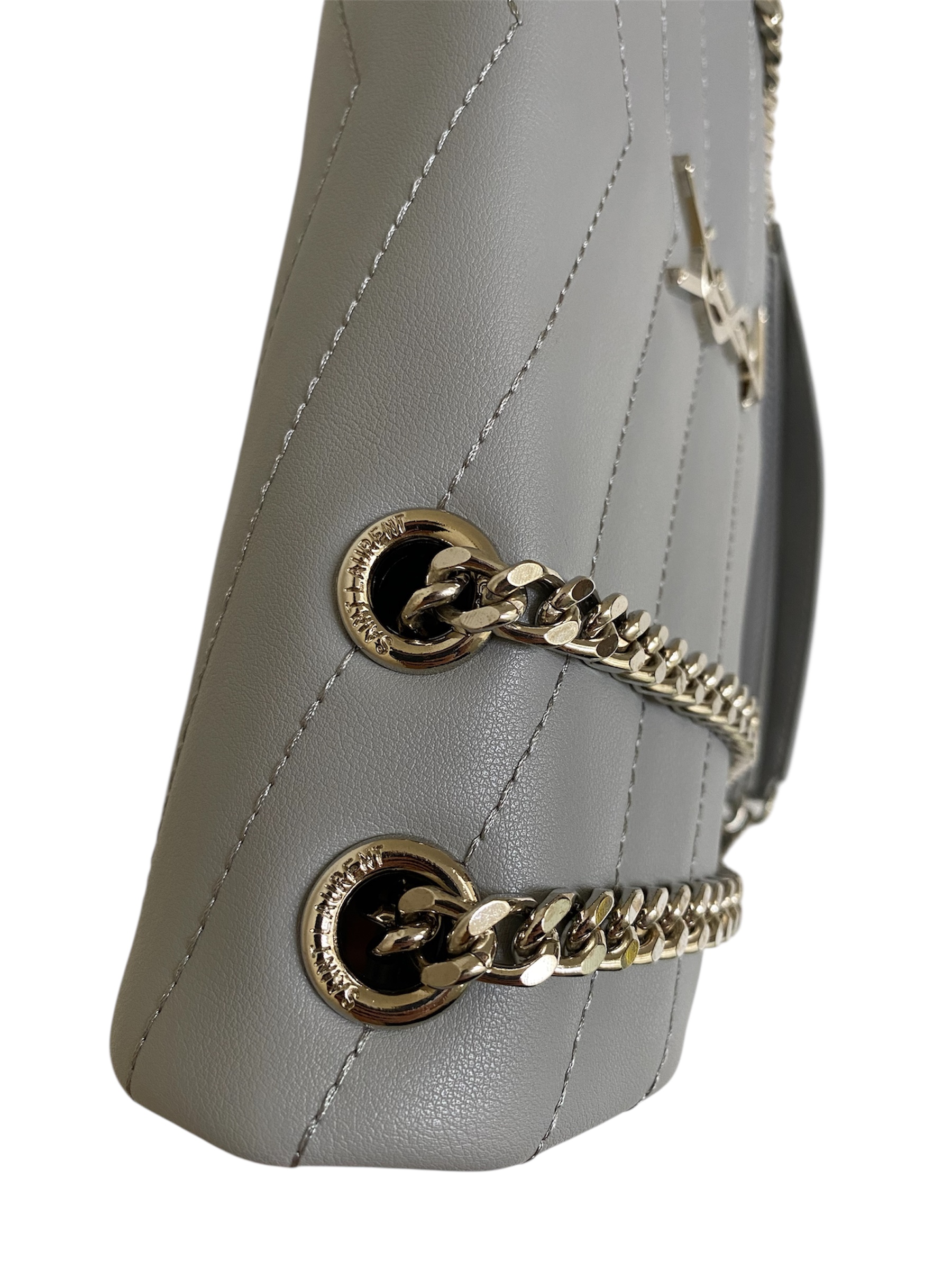 Bolso Puffer mediano gris - Image 2