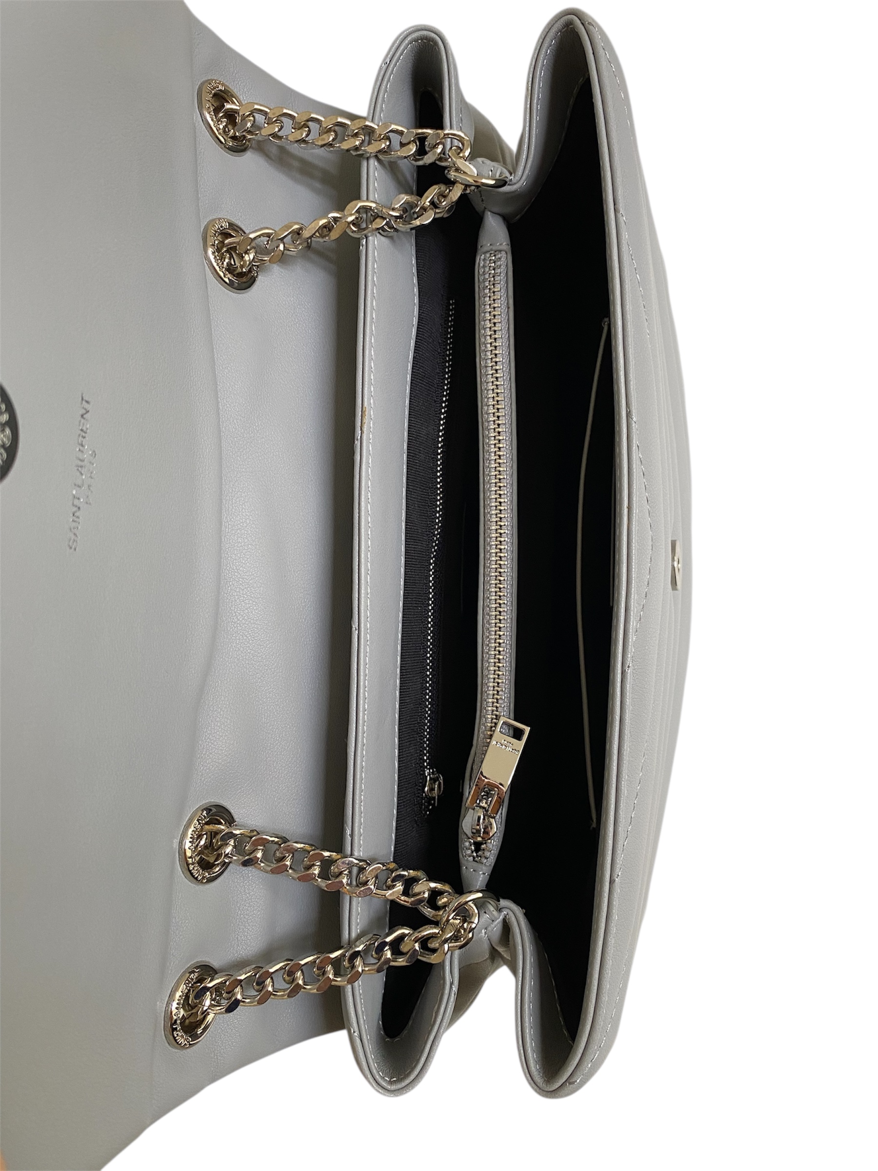 Bolso Puffer mediano gris - Image 5