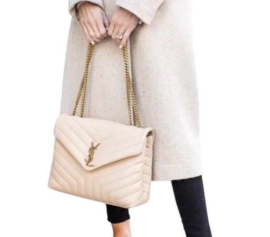 Bolso Puffer acolchonado beige - Image 7