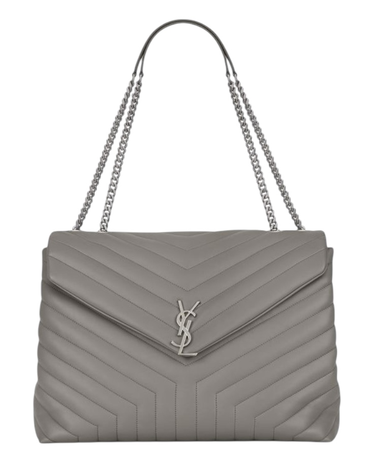 Bolso Puffer mediano gris